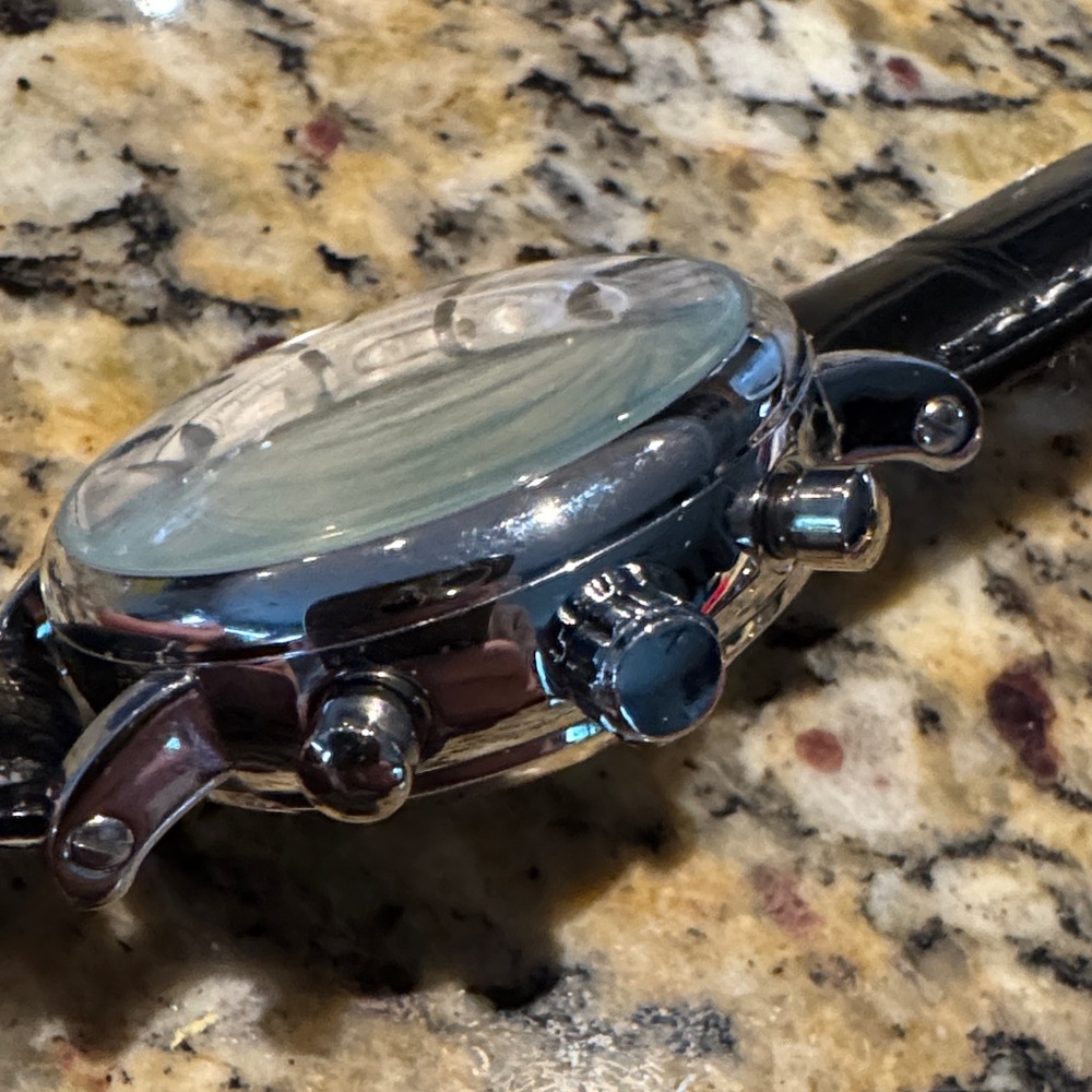 Jaragar Silver and Black Automatic Mechanical Wat… - image 2